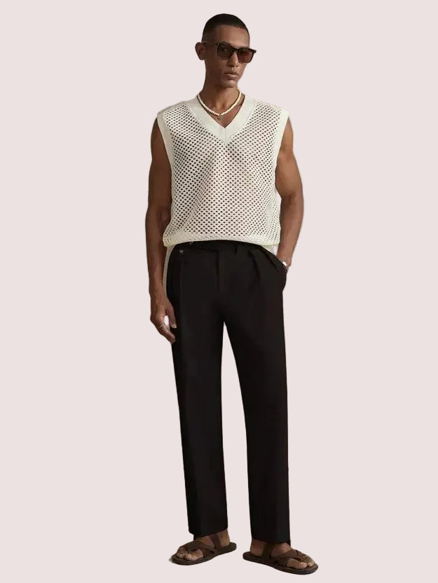 MONTECARLO LINEN TROUSERS