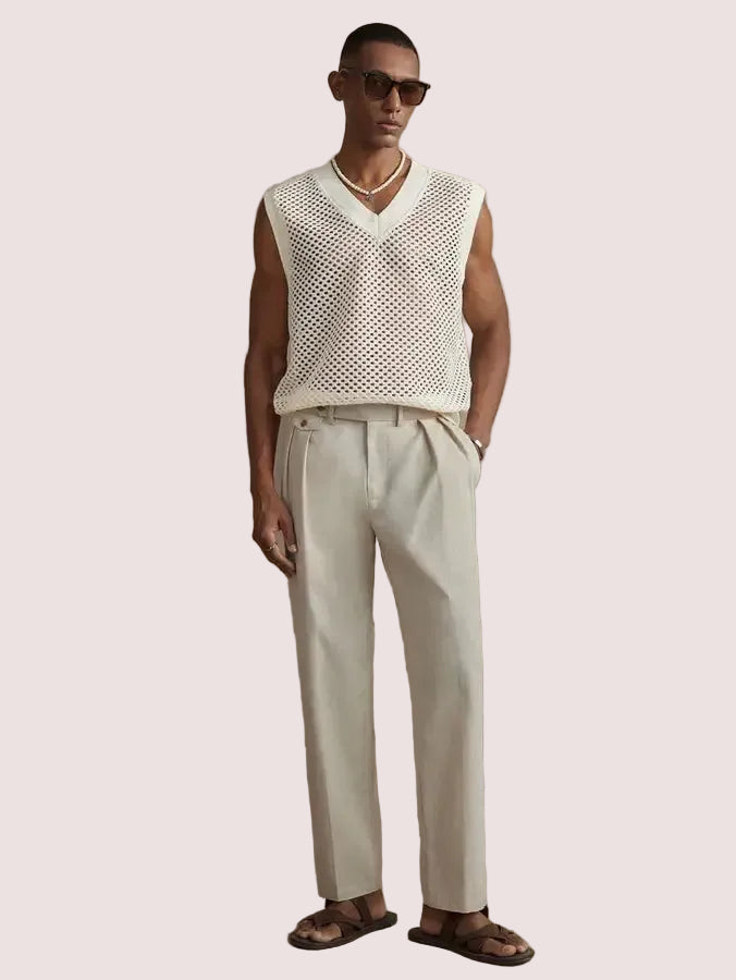 MONTECARLO LINEN TROUSERS