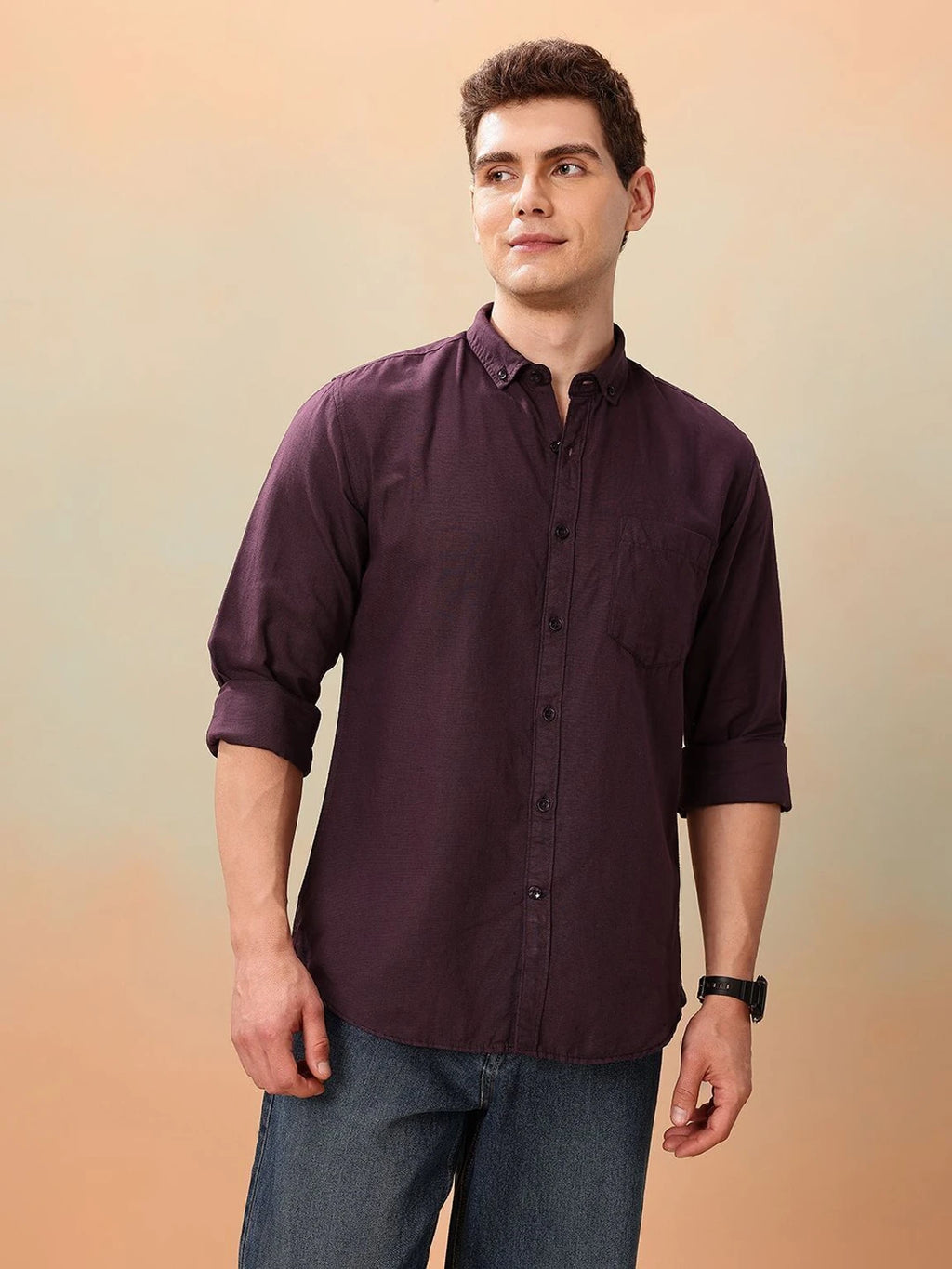 AREZZO COTTON-LINEN SHIRT