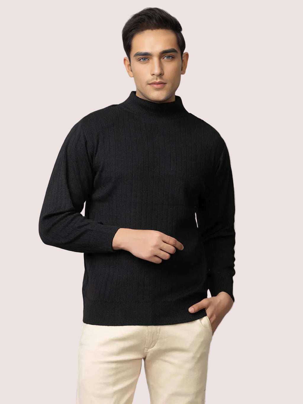 VARESE STRIPED TURTLENECK