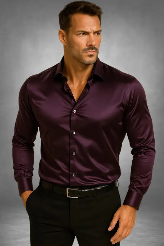 SALERNO SATIN SHIRT