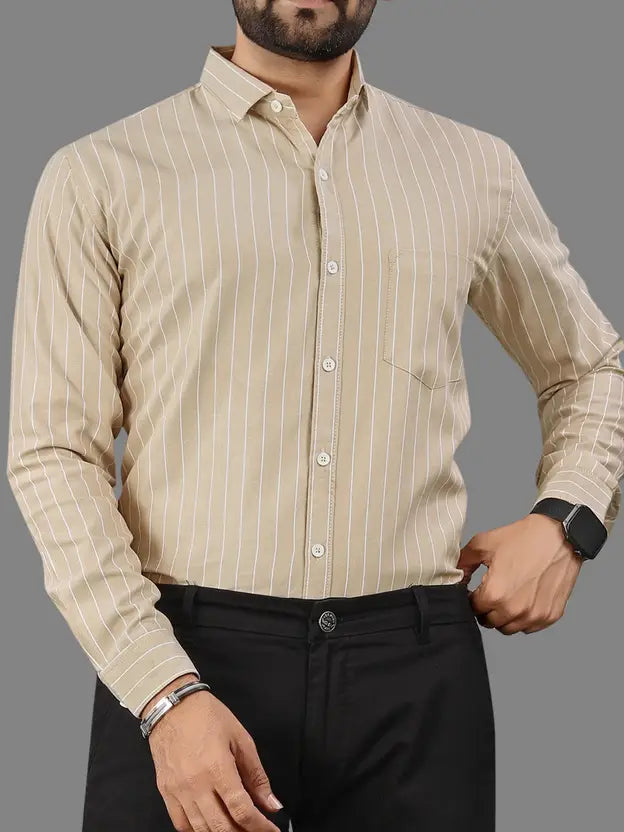 GENOA STRIPED FORMAL SHIRT