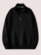 ASCONA TEXTURED QUARTER ZIP