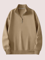 ASCONA TEXTURED QUARTER ZIP