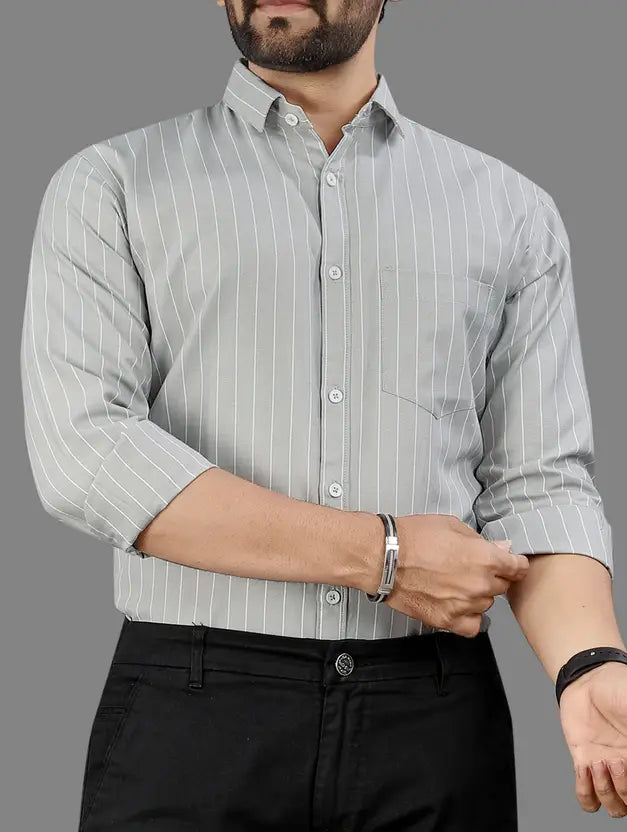 GENOA STRIPED FORMAL SHIRT