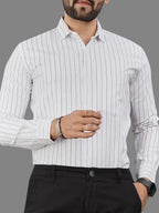 GENOA STRIPED FORMAL SHIRT