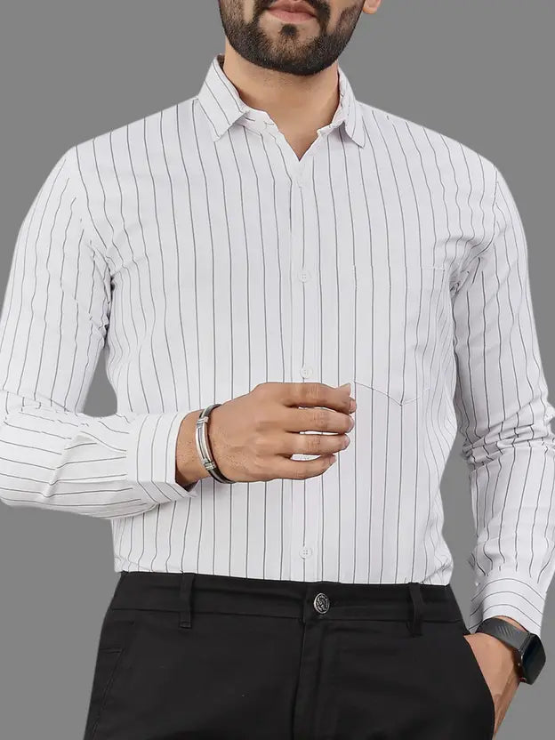 GENOA STRIPED FORMAL SHIRT