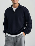 ASCONA TEXTURED QUARTER ZIP