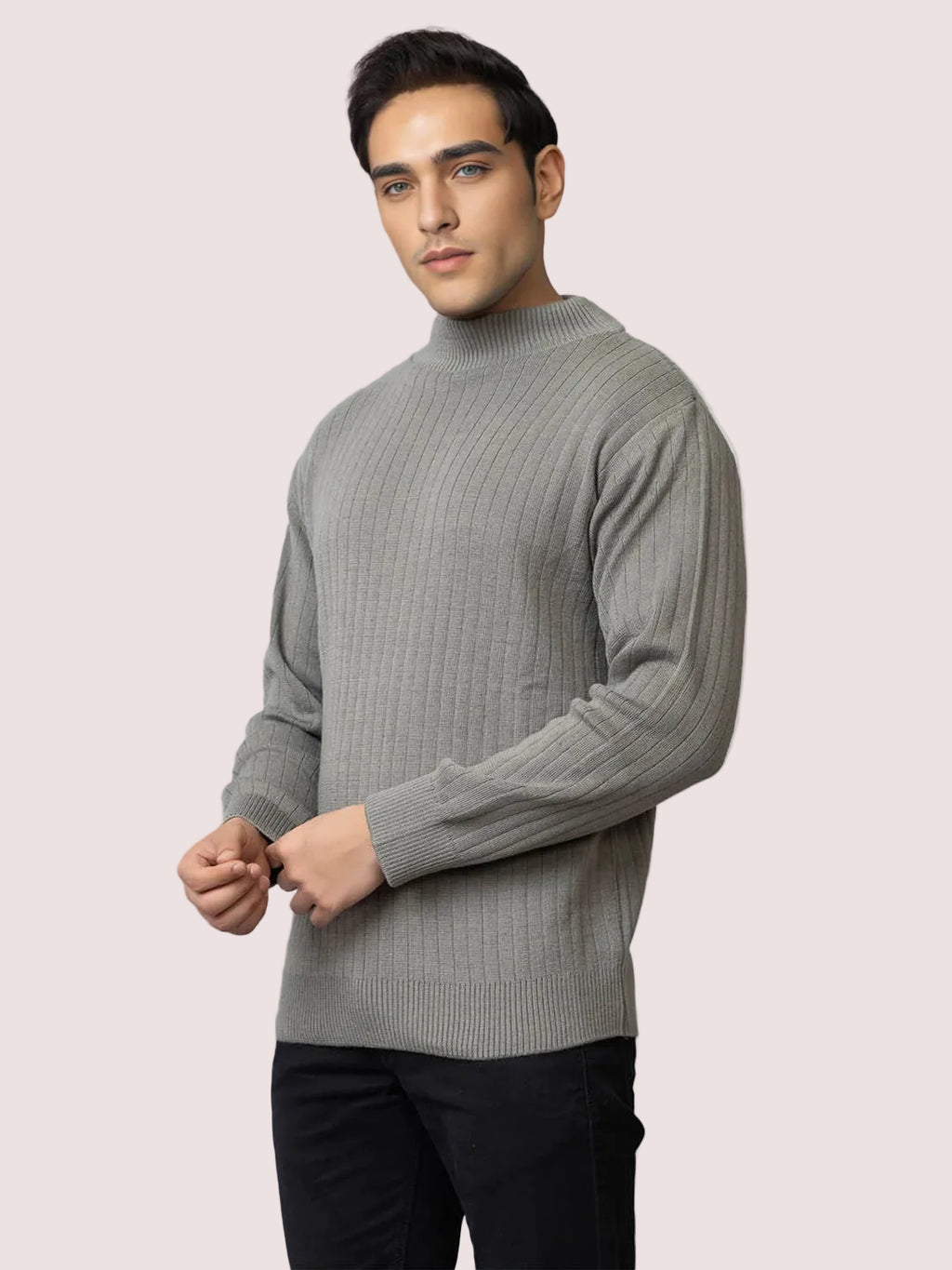 VARESE STRIPED TURTLENECK